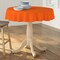 Modern Polyester Poplin Serged Edge Round Tablecloth 51in Overlay